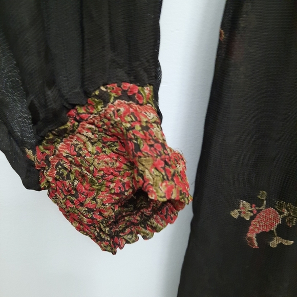 Ralph  Lauren Denim & Supply Sheer Boho Long Sleeve Dress - Picture 10 of 13